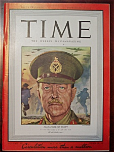 Time Magazine - Sept 14, 1942 - Alexander Cover