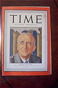 Time Magazine -january 11, 1942- Byrnes Of War Economy