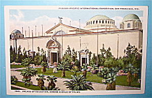 Palace Of Education Postcard-pan Pac International Expo