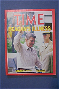 Time Magazine-july 22, 1985-reagan's Illness
