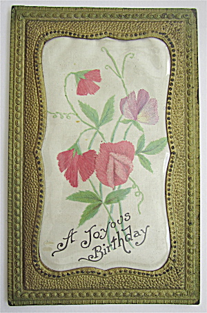 Pink Flowers Postcard (Image1)