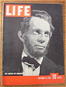 October 31, 1938 Life Magazine Abe Lincoln On Broadway