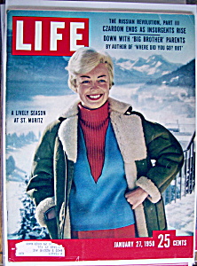 Life Magazine - January 27, 1958 - St. Moritz