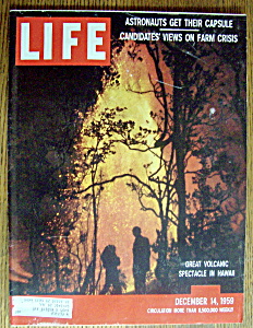 Life Magazine December 14, 1959 Volcano In Hawaii