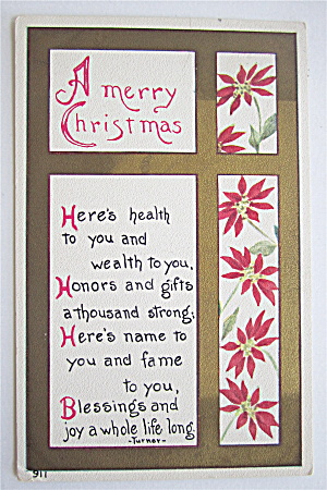 A Merry Christmas Postcard  (Image1)