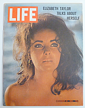 Life Magazine-december 18, 1964-elizabeth Taylor