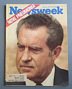 Newsweek Magazine July 23, 1973 Now, Pneumonia  (Image1)