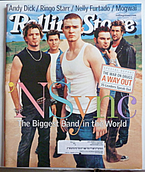 Rolling Stone Magazine August 16, 2001 'NSync (Image1)