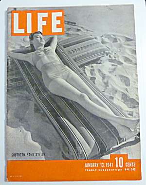 Life Magazine-january 13, 1941-southern Sand Styles