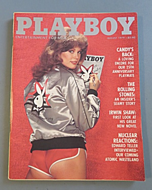 Playboy Magazine-august 1979-candy Loving