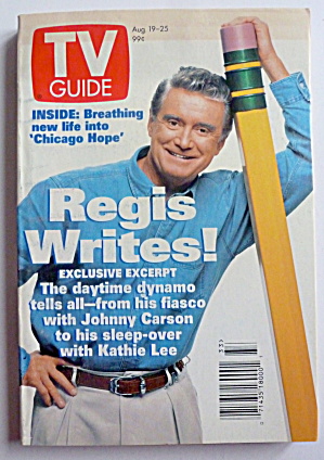 TV Guide-August 19-25, 1995-Regis Philbin (Image1)