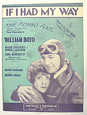 1929 Sheet Music Of If I Had My Way  (Image1)