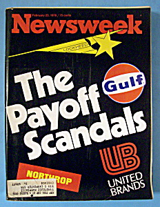 Newsweek Magazine - February 23, 1976 - Payoff Scandals