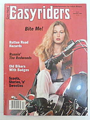 Easyriders Magazine December 1982 Bikers With Badges