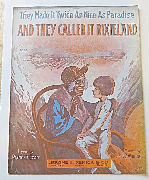 1916 And They Called It Dixieland (Image1)