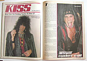 Hit Parader Magazine November 1985 Motley Crue