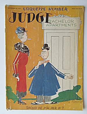 Judge Magazine November 28, 1925 Etiquette Number (Image1)