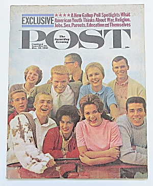 Saturday Evening Post December 30, 1961 American Youth