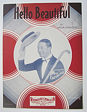 Sheet Music 1931 Hello Beautiful (Image1)
