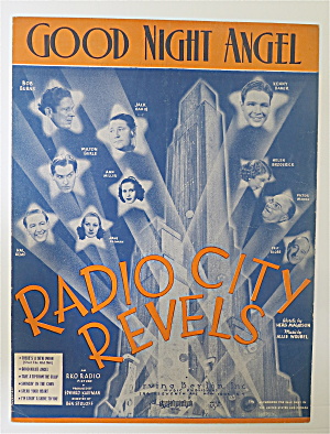 Sheet Music For 1937 Good Night Angel (Image1)