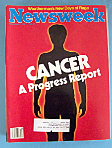 Newsweek Magazine - November 2, 1981 - Cancer (Image1)