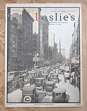 Leslie Magazine January 4, 1917 Automobile Show
