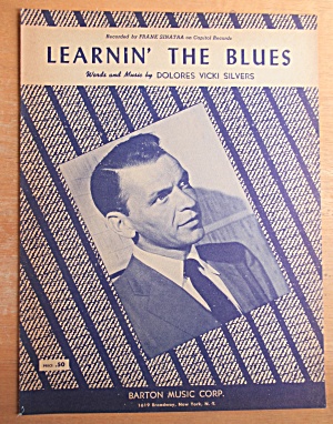 Sheet Music For 1955 Learnin' The Blues Frank Sinatra
