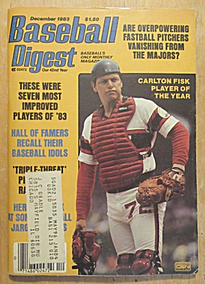 Baseball Digest Magazine December 1983 Carlton Fisk