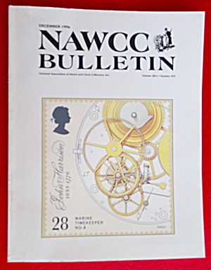 Nawcc Bulletin December 1996 Watch & Clock Collectors