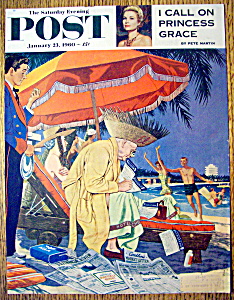 Saturday Evening Post Cover By Williamson-Jan 23, 1960 (Image1)