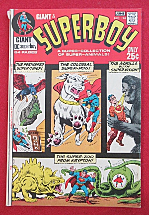 Superboy Comic (Giant) June 1971 Colossal Superdog