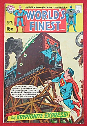 World's Finest Comic September 1970 Kryptonite Express