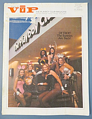Vip Playboy Club Magazine Spring 1975 Detroit