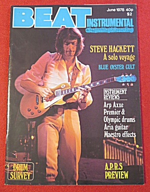 Beat Instrumental Magazine June 1978 Steve Hackett