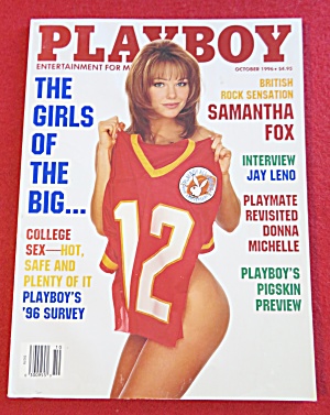Playboy Magazine October 1996 Nadine