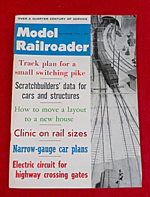 Model Railroader Magazine November 1962  (Image1)