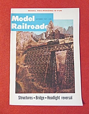 Model Railroader Magazine October 1967 Bridge