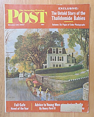 Saturday Evening Post Magazine October 20, 1962  (Image1)