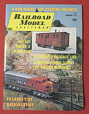 Railroad Model Craftsman Magazine January 1973
