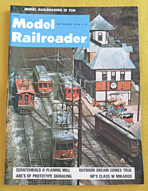 Model Railroader Magazine September 1976 (Image1)