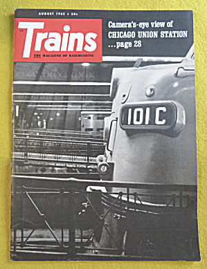 Trains Magazine August 1965