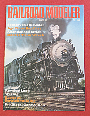 Railroad Modeler Magazine January 1972