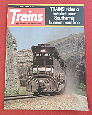 Trains Magazine April 1976 Fighting Snow