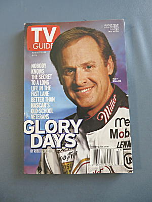 TV Guide August 12-18, 2000 Glory Days: Rusty Wallace  (Image1)
