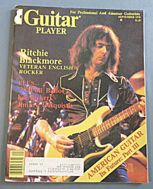 Guitar Player Magazine September 1978 Ritchie Blackmore