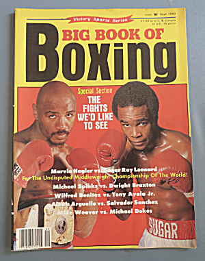 Big Book Of Boxing Magazine September 1982 Hagler