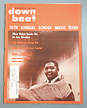 Downbeat Magazine September 19, 1968 Oliver Nelson
