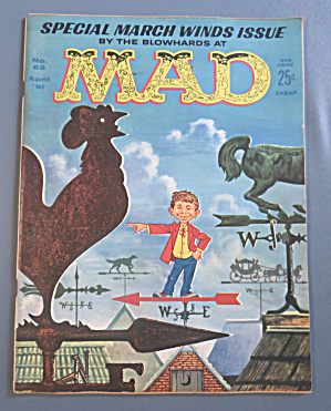 Mad Magazine April 1961 March Winds Issue #62