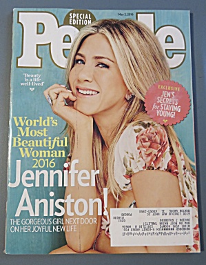 People Magazine May 2, 2016 Jennifer Aniston