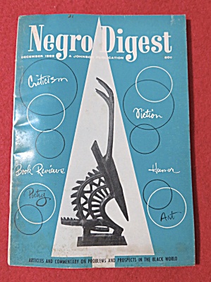 Negro Digest Magazine December 1969 Black Power